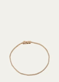 Lana14K Gold Skinny Diamond Tennis Bracelet