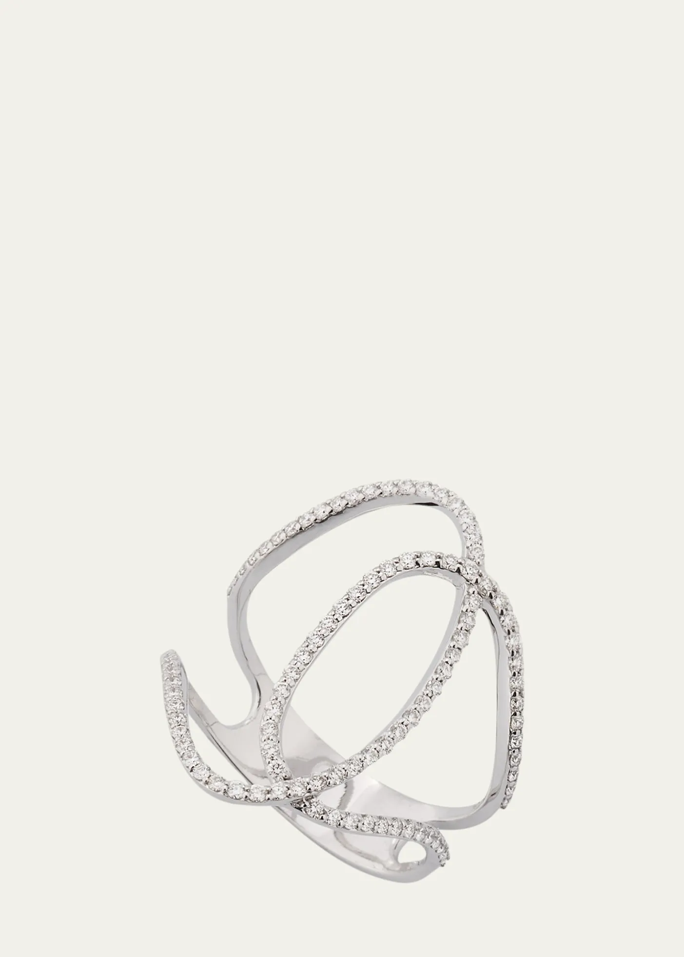 Lana14K Gold Skinny Illuminating Diamond Ring