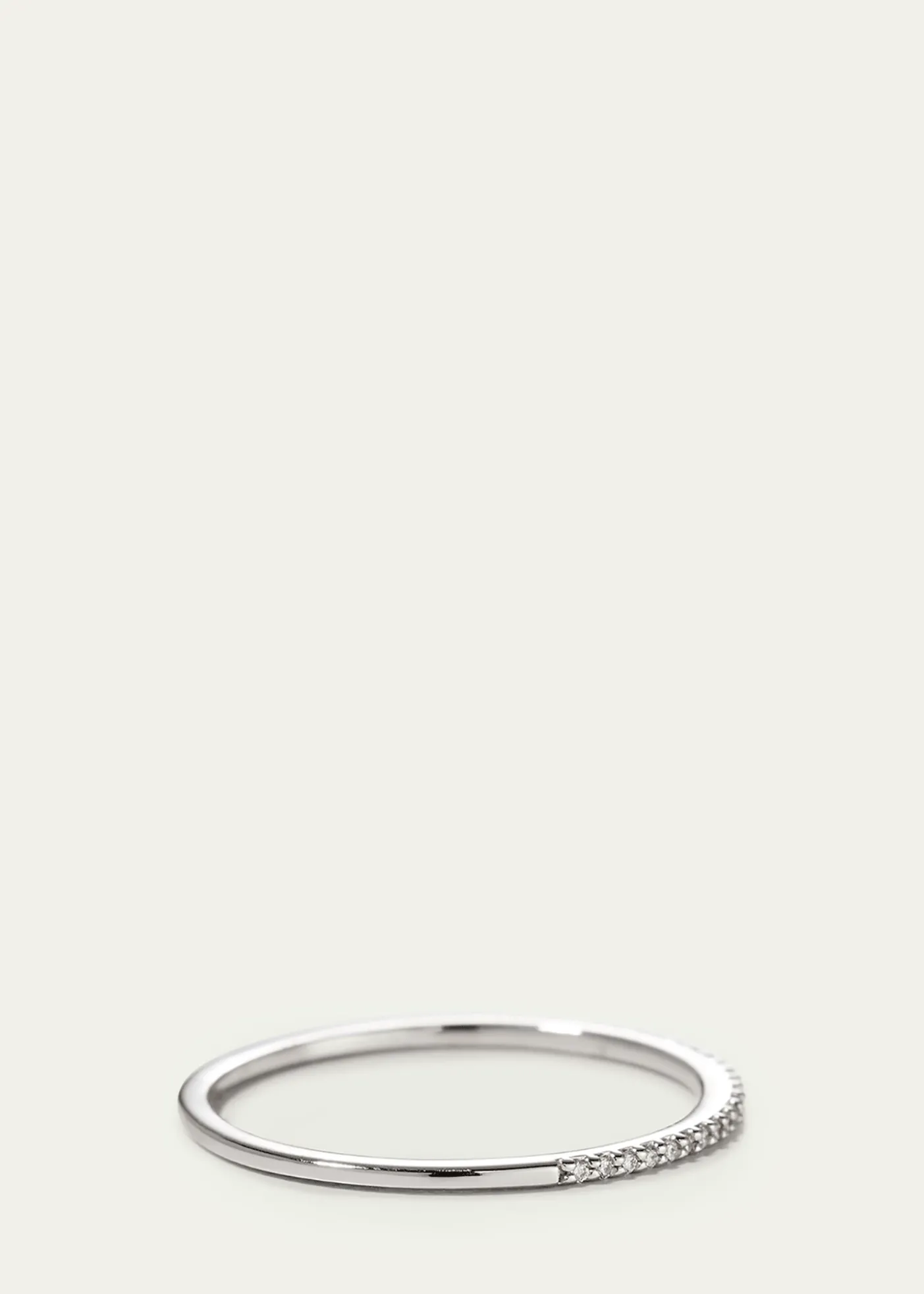 Lana14K Gold Thin Flawless Diamond Stack Ring