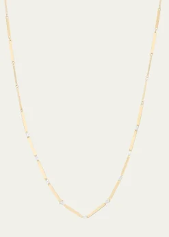 Lana14K Multi Solo Diamond Fancy Link Necklace