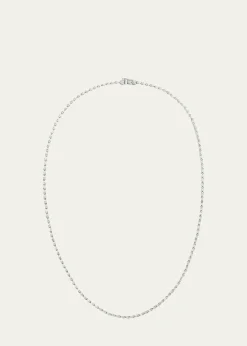 Lana14K White Gold Pear Diamond Tennis Necklace