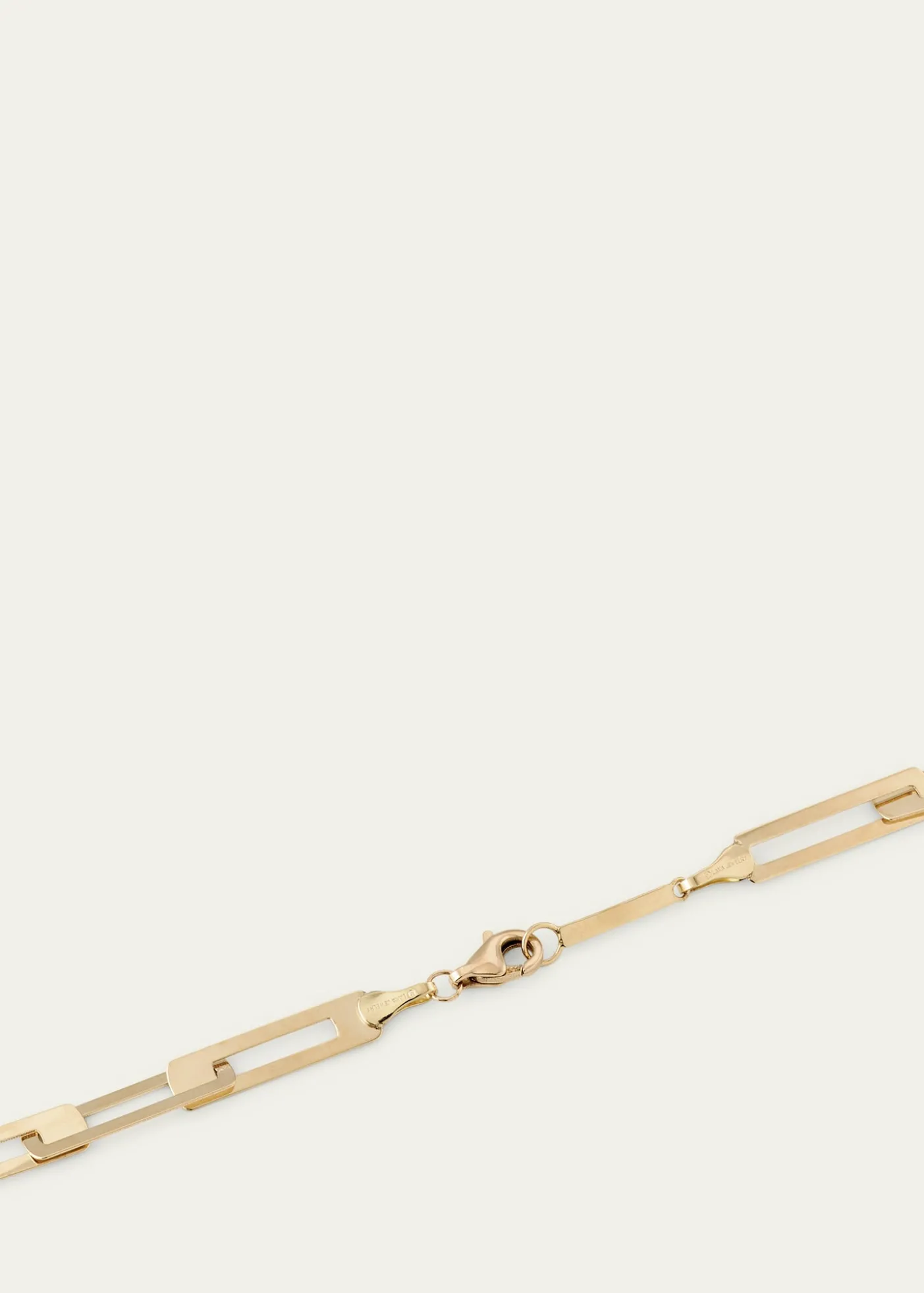 Lana14K Yellow Gold Laser Open Interlocking Rectangle Necklace