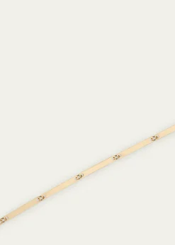 Lana14K Yellow Gold Laser Rectangle Chain Necklace, 18"