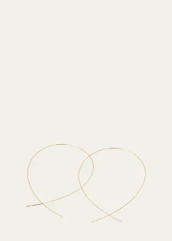 LanaLarge Upside Down Hoop Earrings in 14K Gold