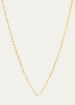 LanaRectangle Link Marquis Diamond Necklace