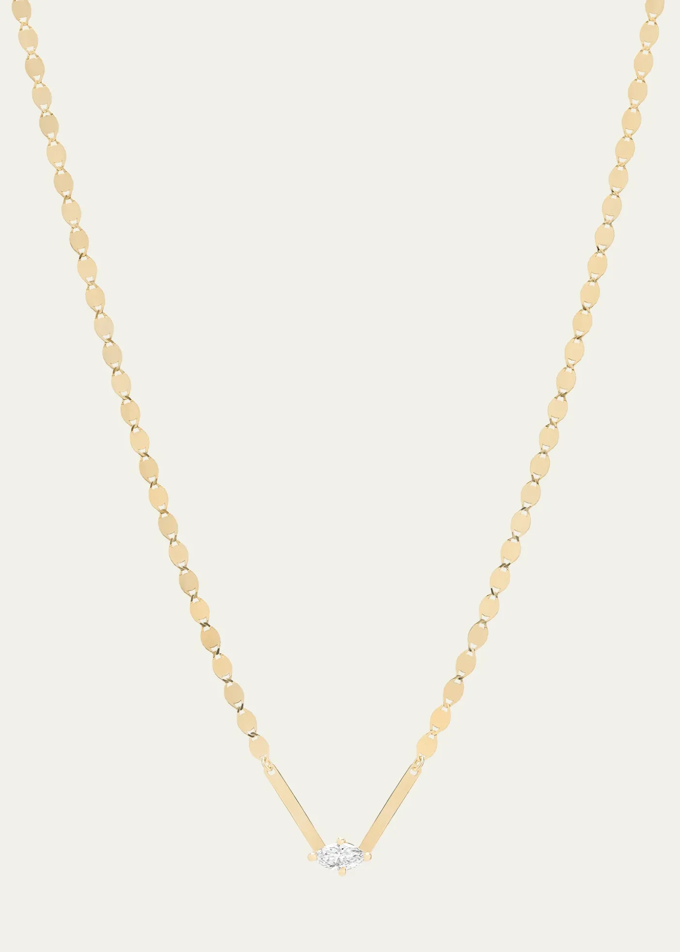 LanaRectangle Link Marquis Diamond Necklace
