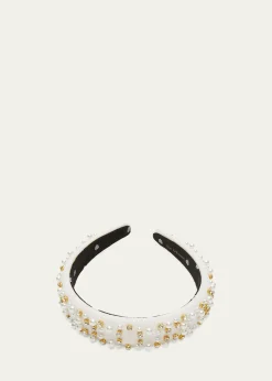 Lele SadoughiCharlotte Faux Pearl Sprinkle Headband