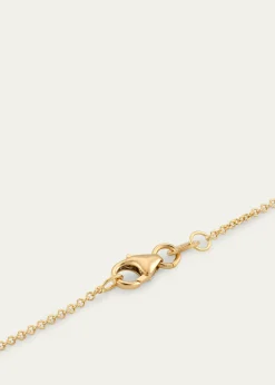Lizzie Mandler Fine Jewelry18K Yellow Gold Cable Chain Necklace with Pave Diamond Liquid Gold Slider