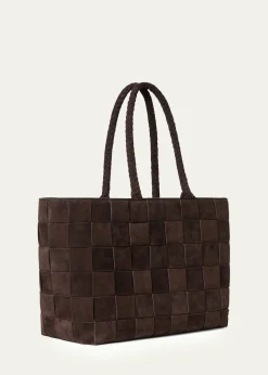 Loeffler RandallKlara Woven Suede Tote Bag