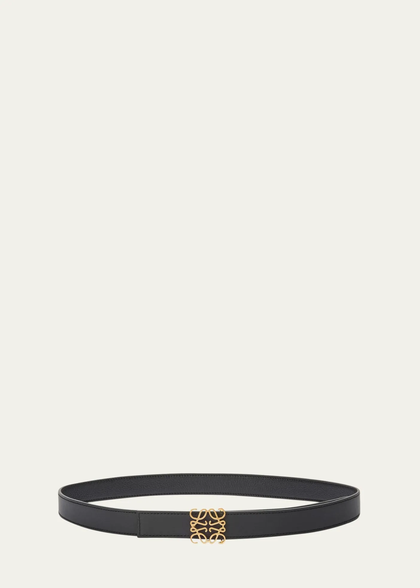 LoeweAnagram Reversible Grained Leather Belt