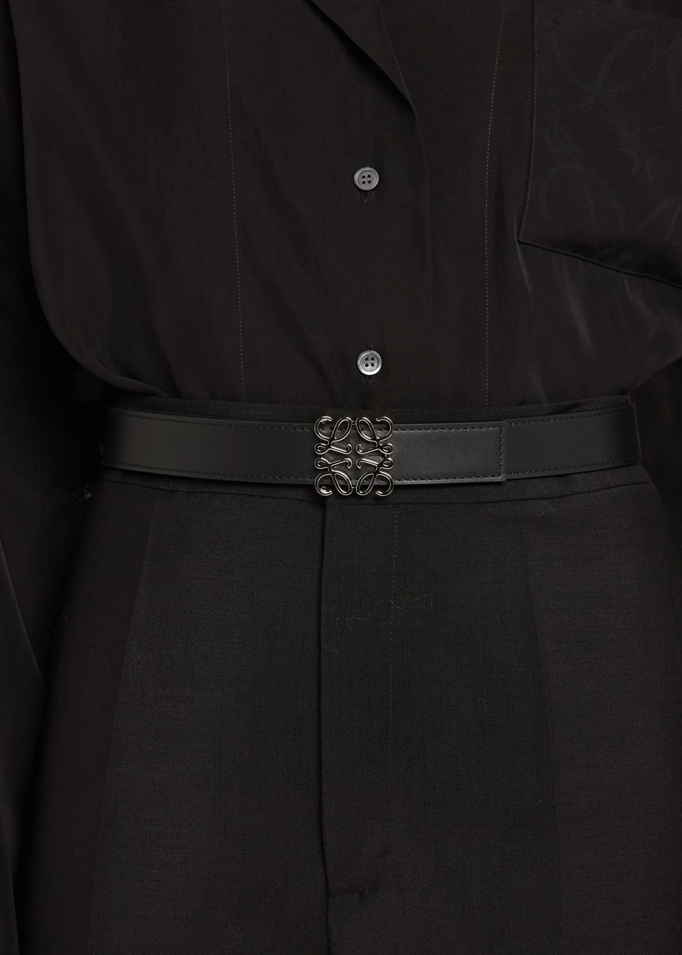 LoeweAnagram Reversible Leather Belt