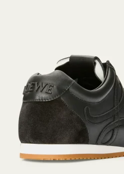 LoeweMen's Ballet Runner 2.0 Leather and Suede Low-Top Sneakers