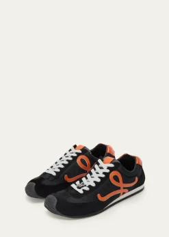 LoeweMen's Ballet Runner 2.0 Nylon and Calfskin Sneakers