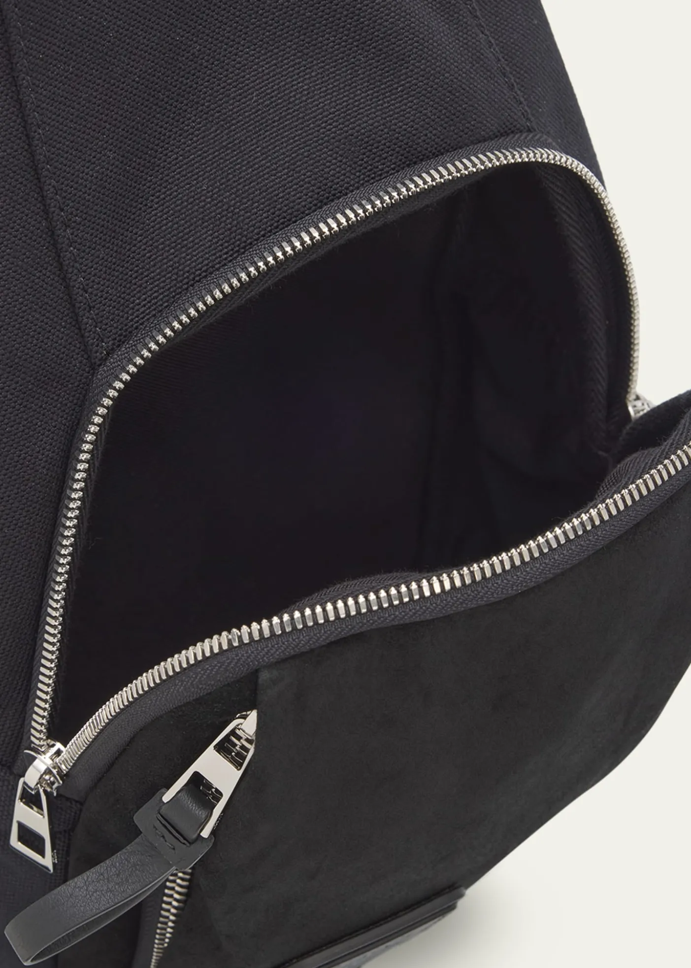 LoeweMen's Flex Canvas and Suede Sling Bag