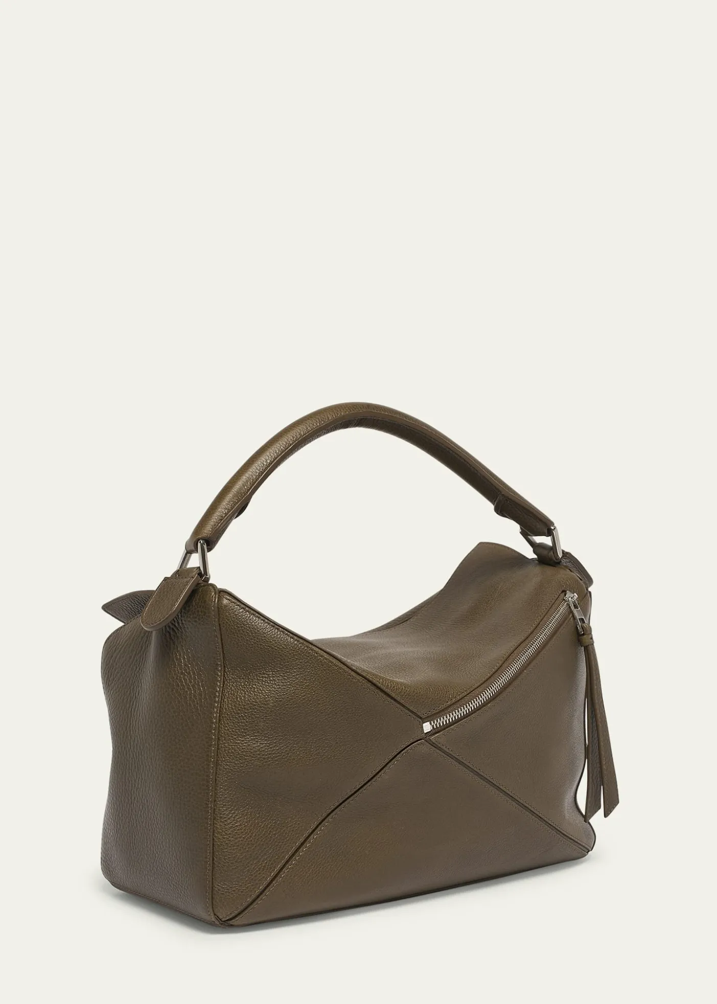 LoeweMen's Large Leather Puzzle Crossbody Bag