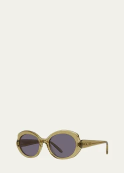 LoeweMini Oval Slim Sunglasses
