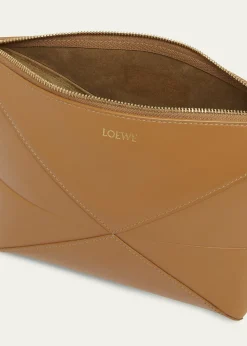 LoewePuzzle Fold Leather Pouch Shoulder Bag