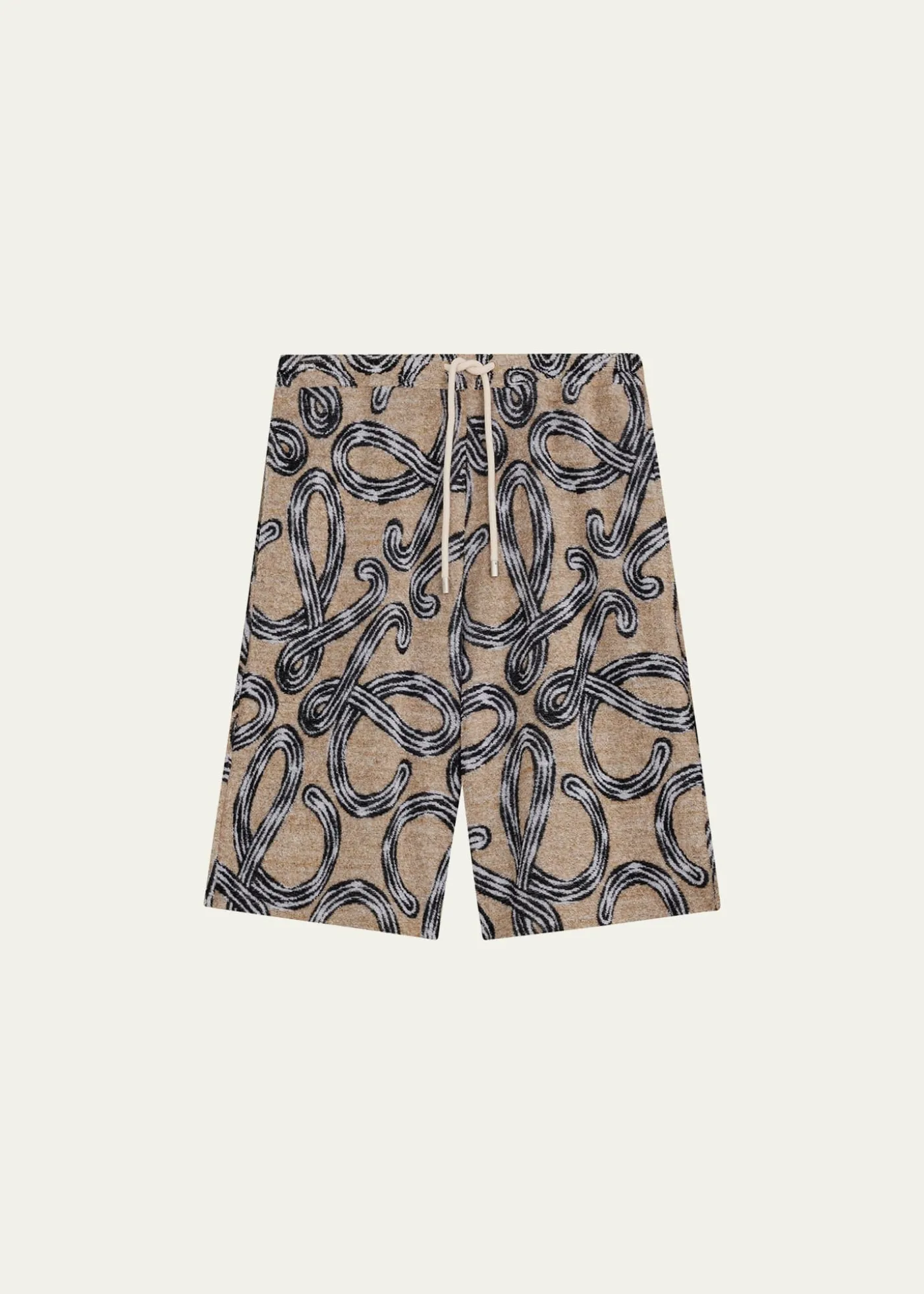 Loewex Paula's Ibiza Men's Cotton-Terry Logo Script Shorts