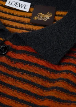 Loewex Paula's Ibiza Men's Multi-Stripe Knit Shirt