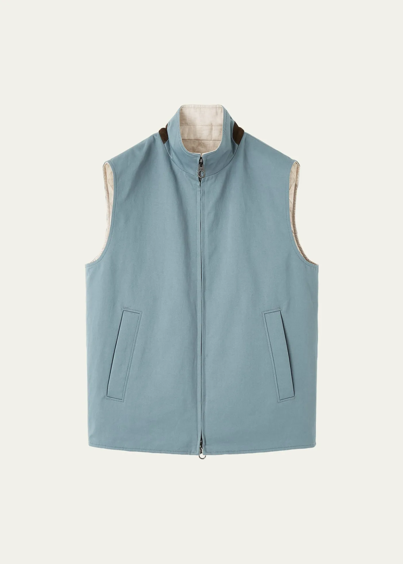Loro PianaMen's Grian Reversible Full-Zip Vest
