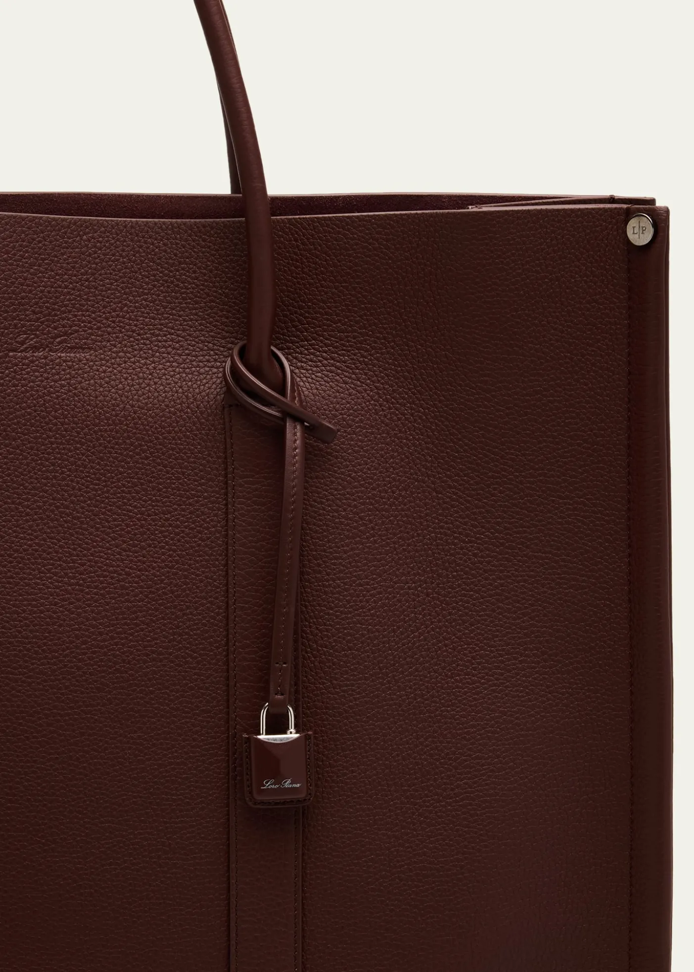Loro PianaBeam Leather Tote Bag