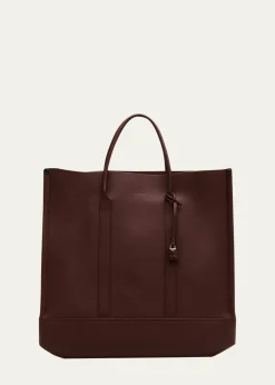 Loro PianaBeam Leather Tote Bag