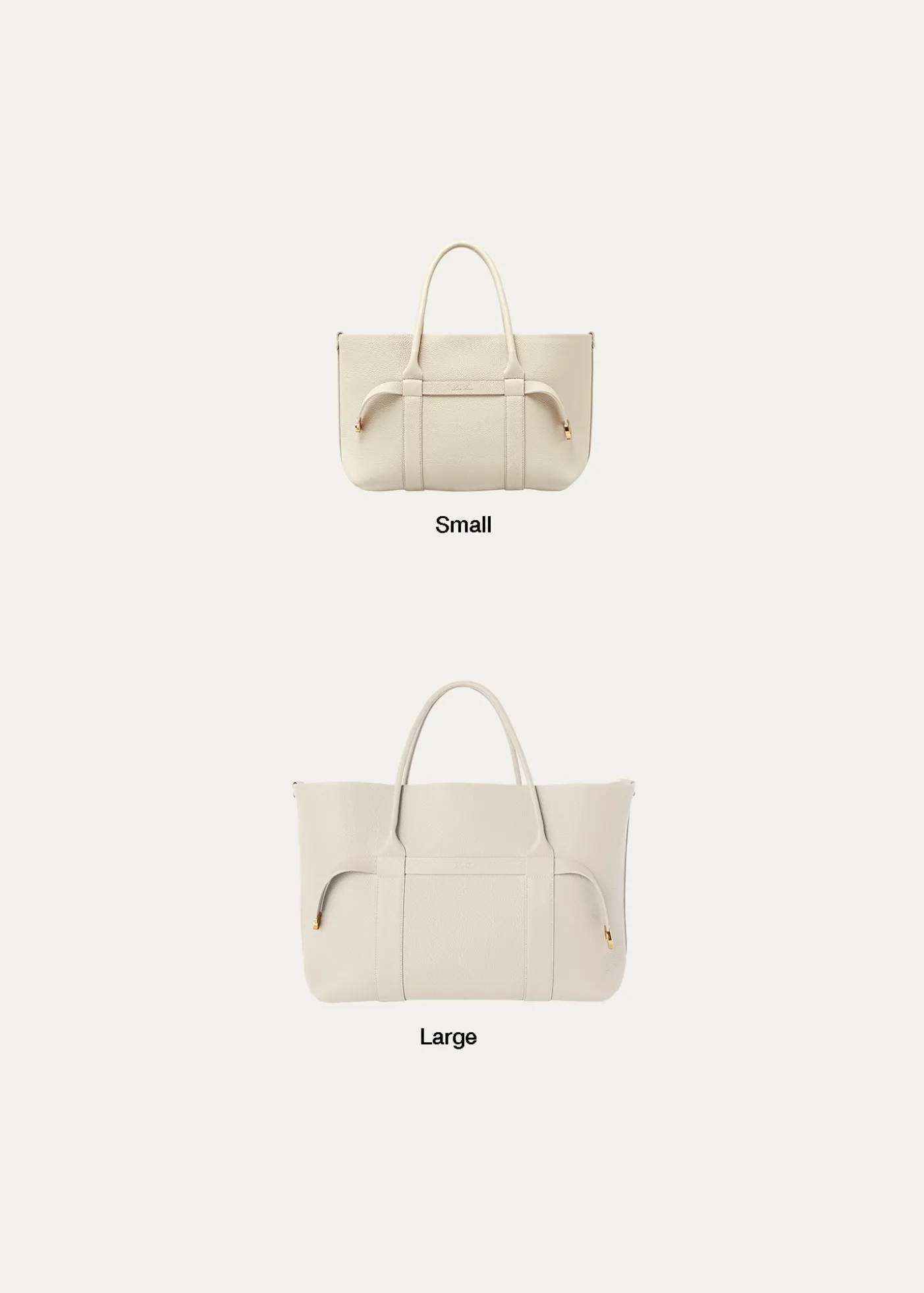 Loro PianaGhiera Small Leather Shopper Tote Bag