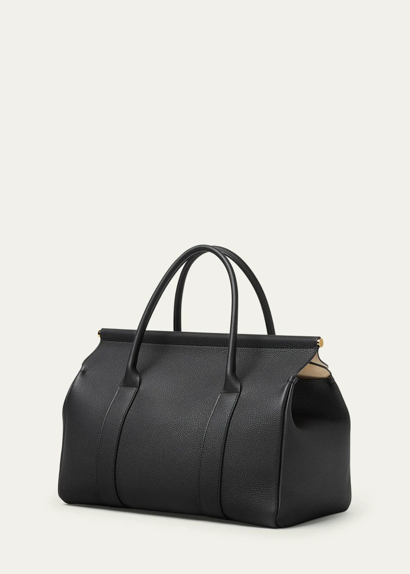 Loro PianaLoom 32 Grained Leather Top-Handle Bag