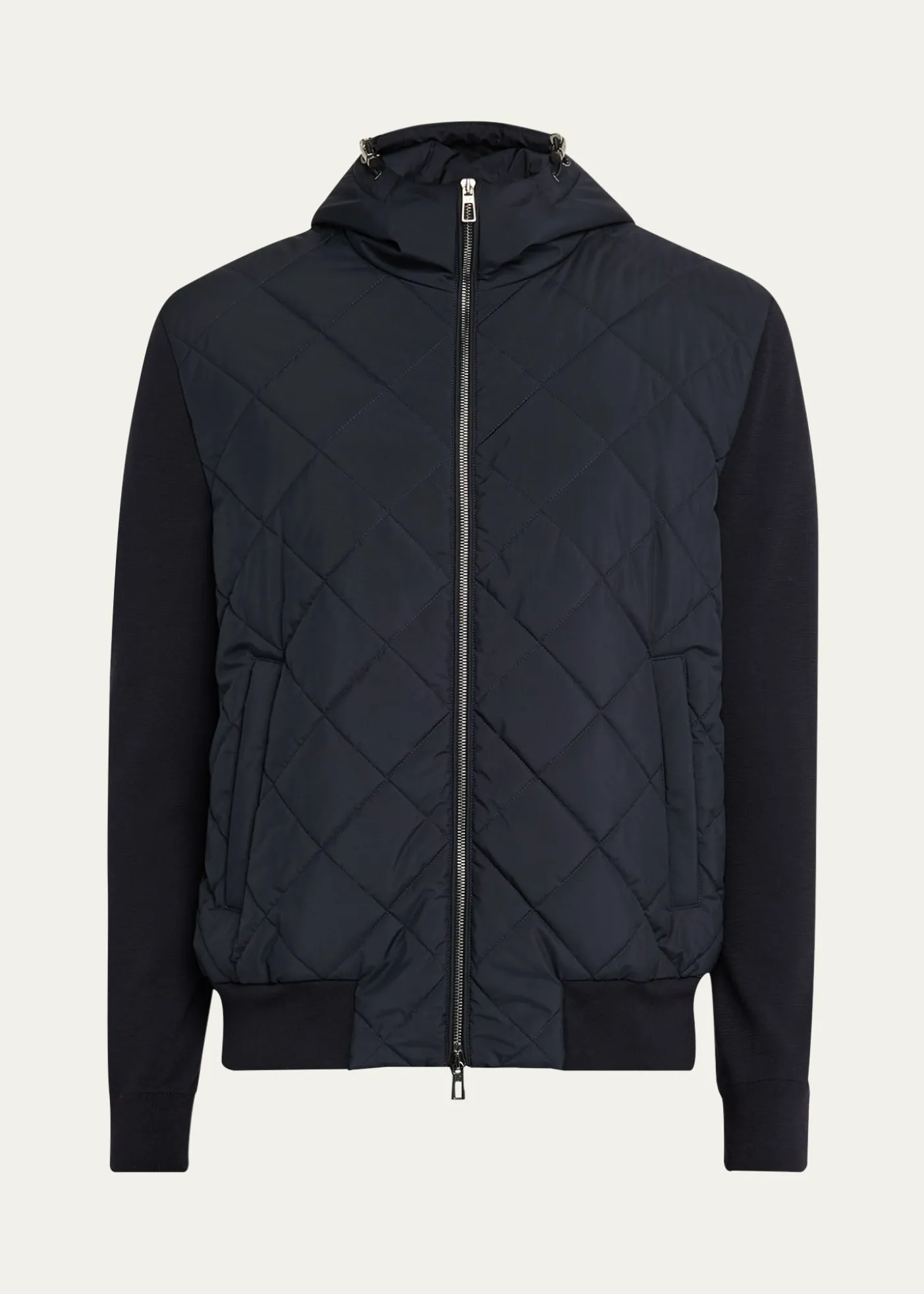 Loro PianaMen's Ampay Quilted Microfiber Bomber Jacket