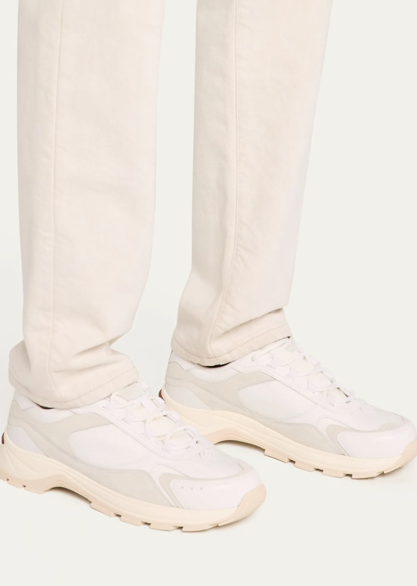 Loro PianaMen's Cairn Walk Mesh Runner Sneakers