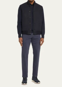 Loro PianaMen's Cashmere Button-Up Vest