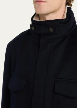 Loro PianaMen's Cashmere Storm System Traveller Jacket