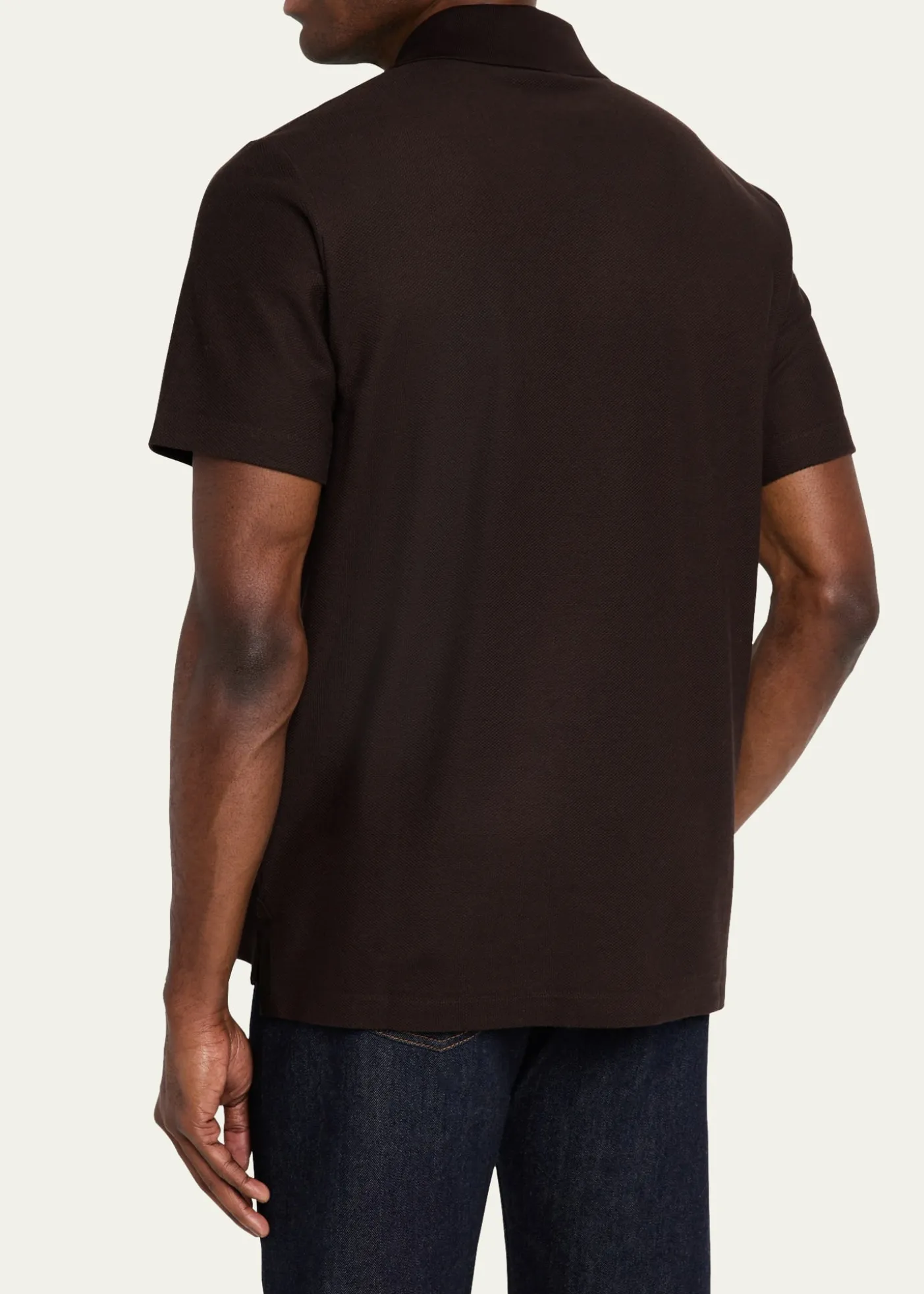 Loro PianaMen's Cerro Cotton and Cashmere Polo Shirt