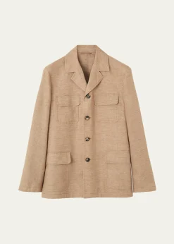 Loro PianaMen's Dover Linen Jacket
