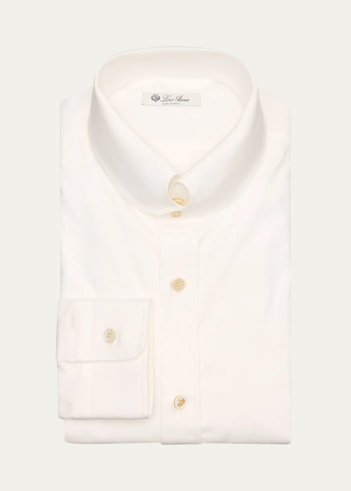 Loro PianaMen's Elia Cotton Flannel Dress Shirt