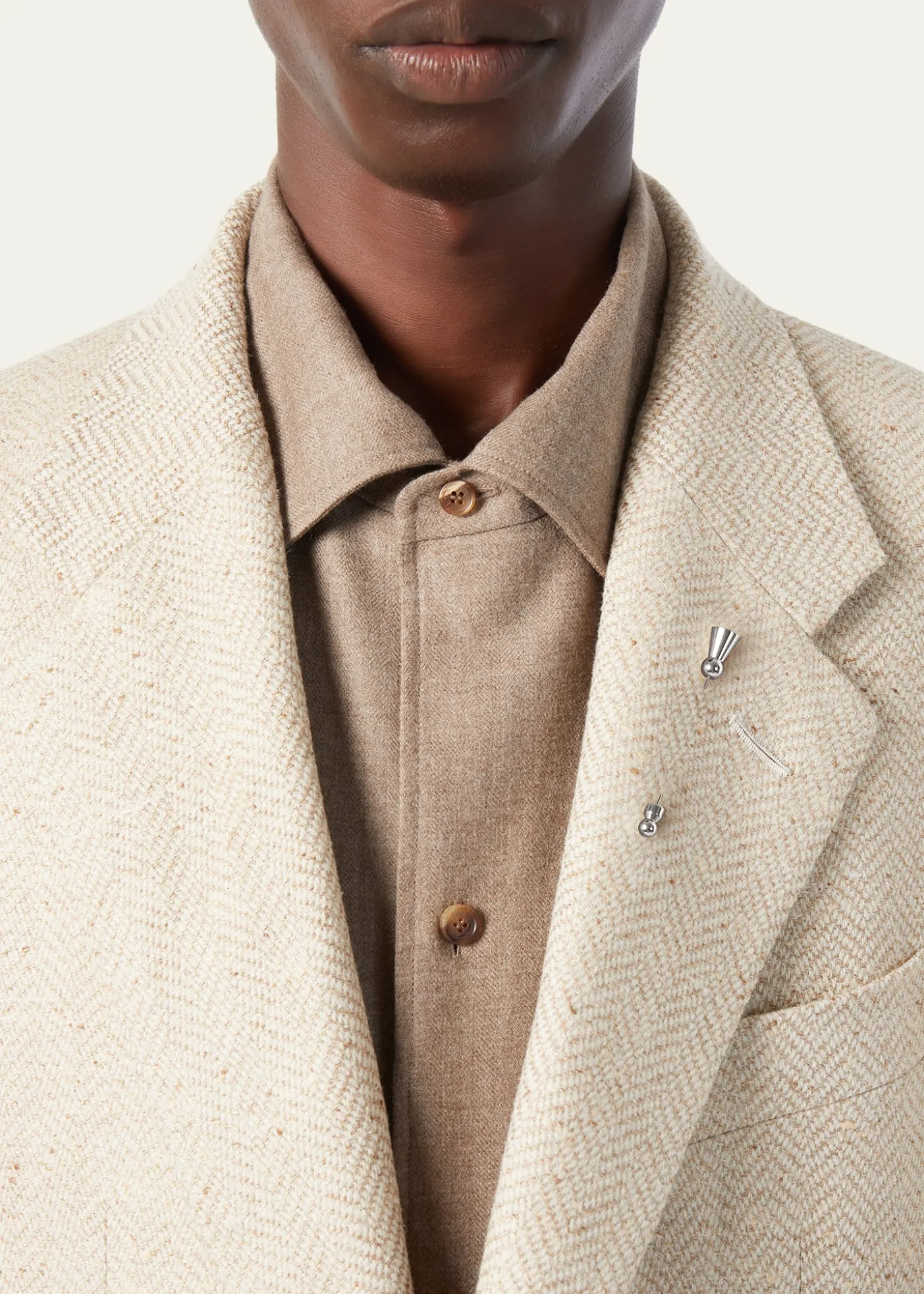 Loro PianaMen's Hedland Notch Lapel Single-Breasted Blazer
