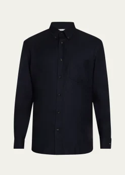 Loro PianaMen's Jack The Gift Of Kings Sport Shirt