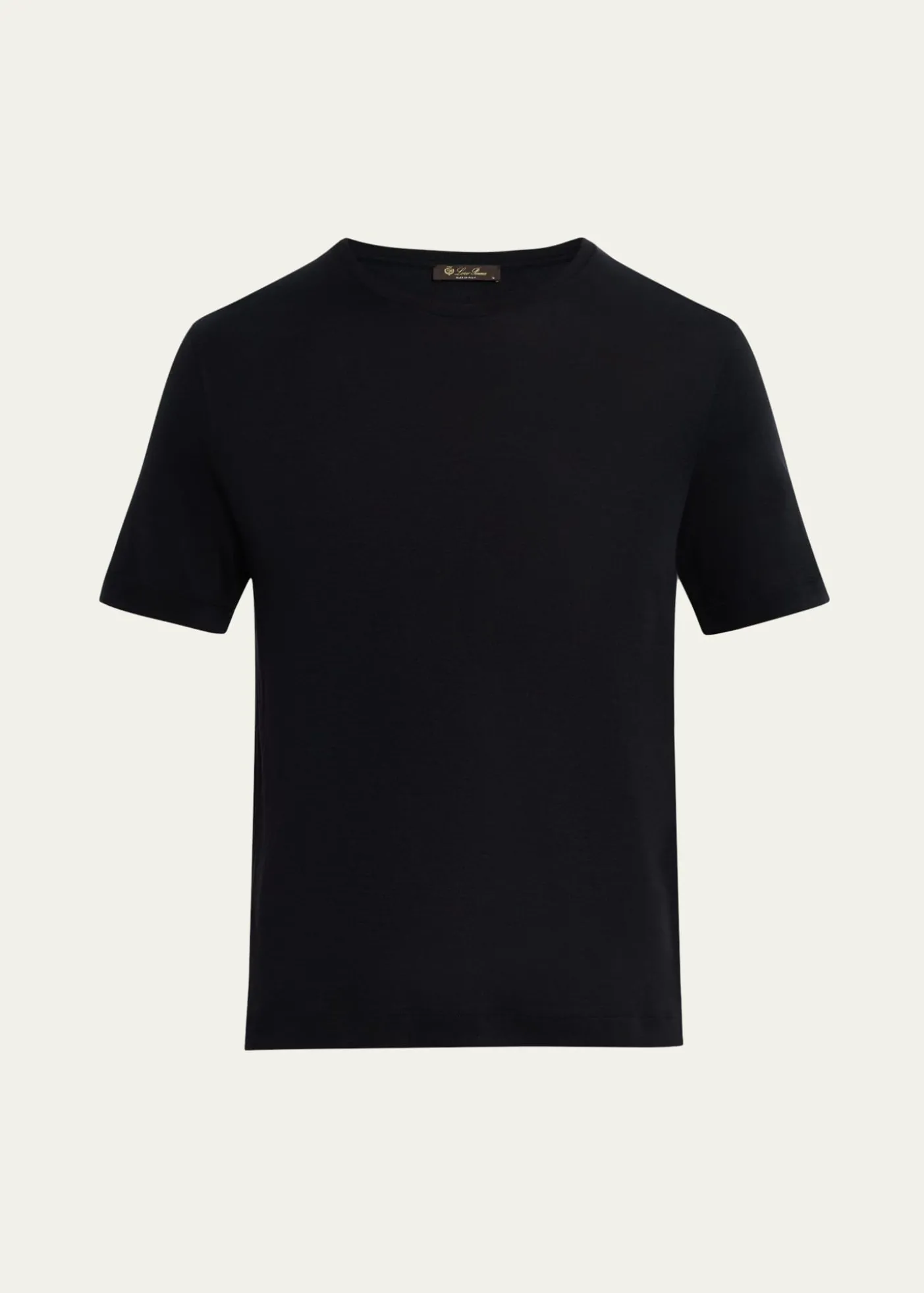 Loro PianaMen's Mazzorbo Silk and Cotton Crewneck T-Shirt