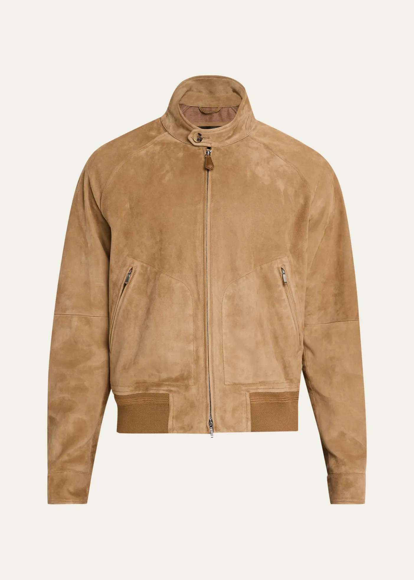Loro PianaMen's Novak Suede Bomber Jacket