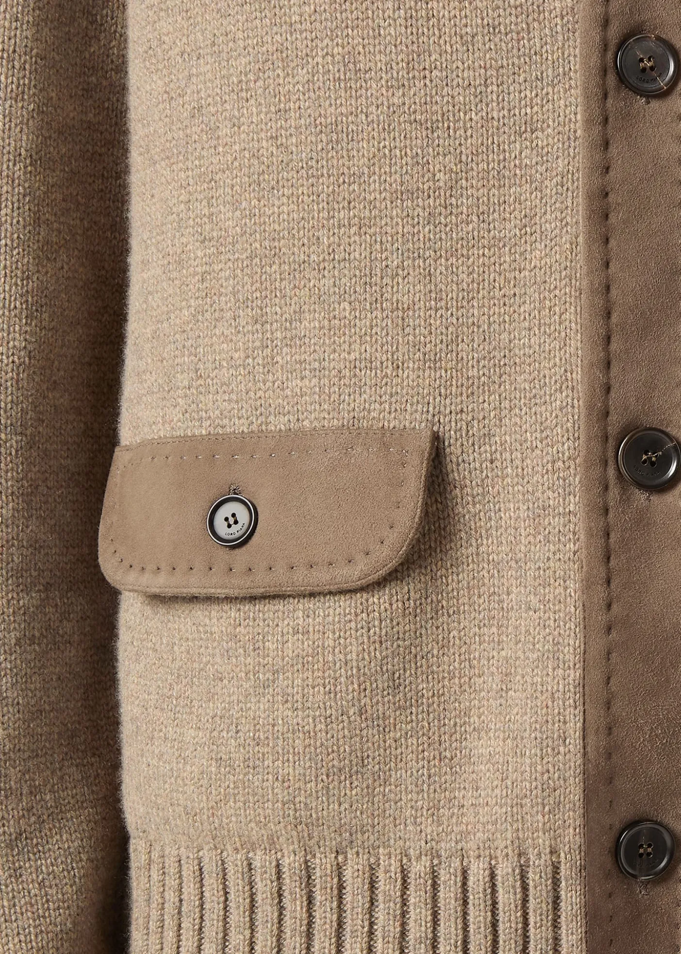 Loro PianaMen's Parksville Suede-Trim Baby Cashmere Bomber Jacket