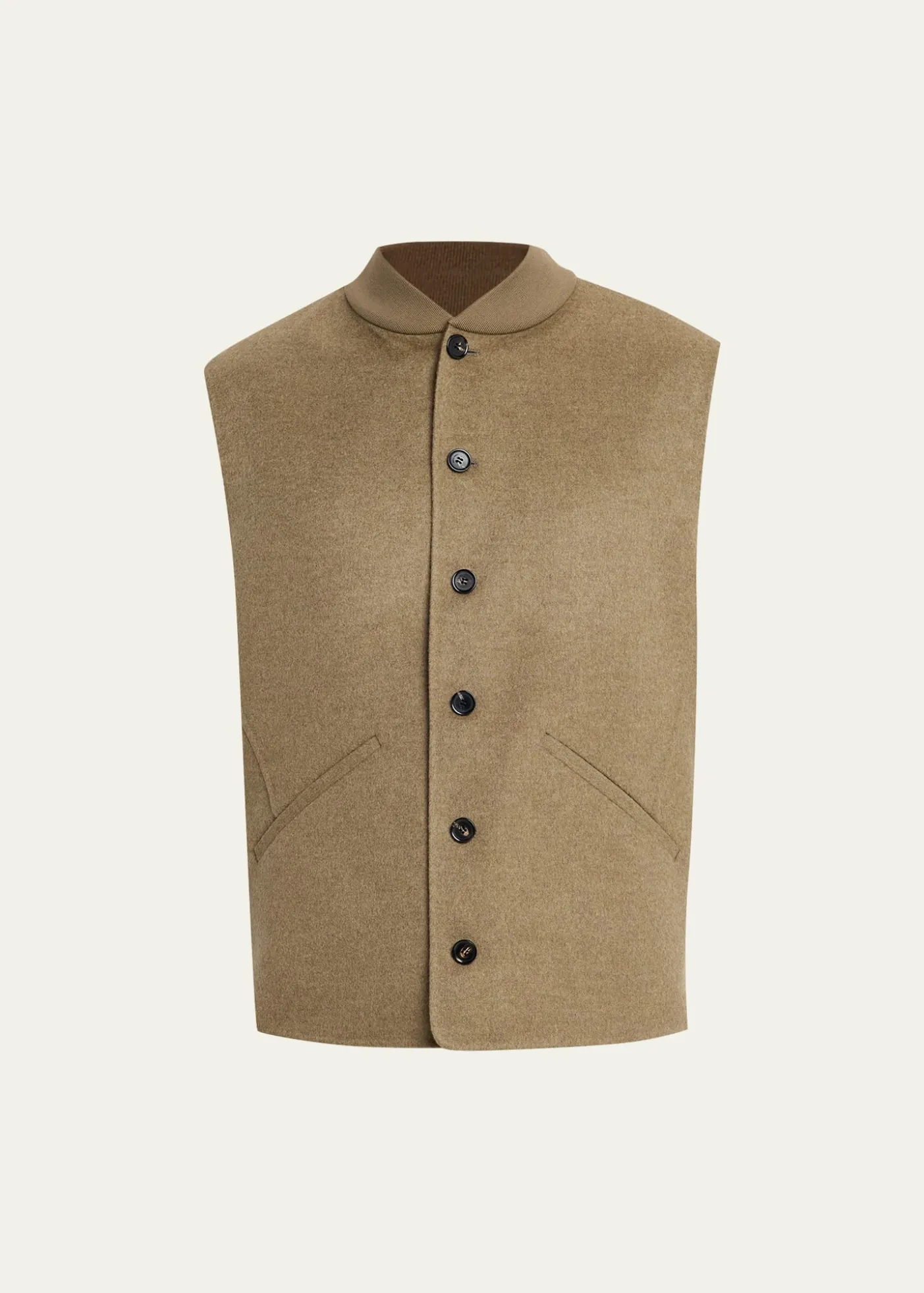 Loro PianaMen's Rik Double-Faced Cashmere Vest