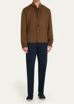 Loro PianaMen's Rik Water-Repellent Cashmere Blouson