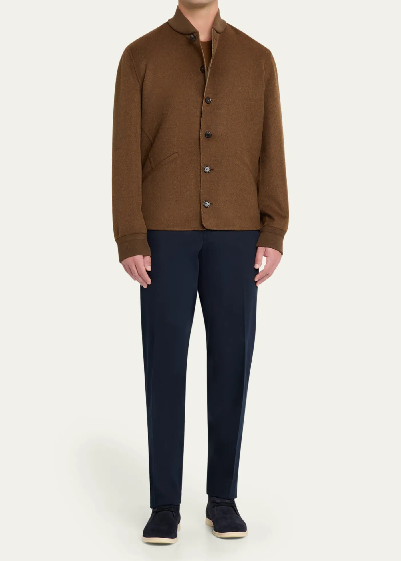 Loro PianaMen's Rik Water-Repellent Cashmere Blouson