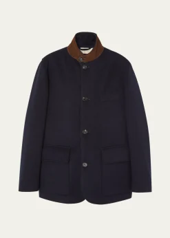 Loro PianaMen's Roadster Cashmere Single-Breasted Jacket