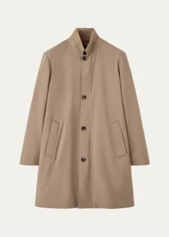 Loro PianaMen's Sebring Single-Breasted Overcoat