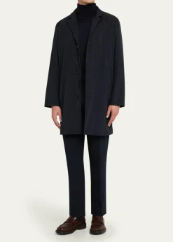 Loro PianaMen's Sebring Wind-Resistant Overcoat