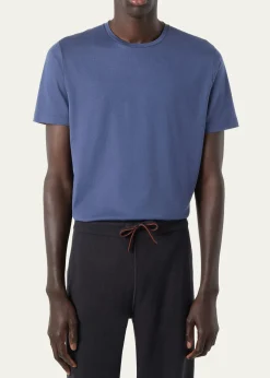 Loro PianaMen's Silk Cotton Jersey T-Shirt