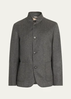 Loro PianaMen's Spagna Cashmere Single-Breasted Jacket