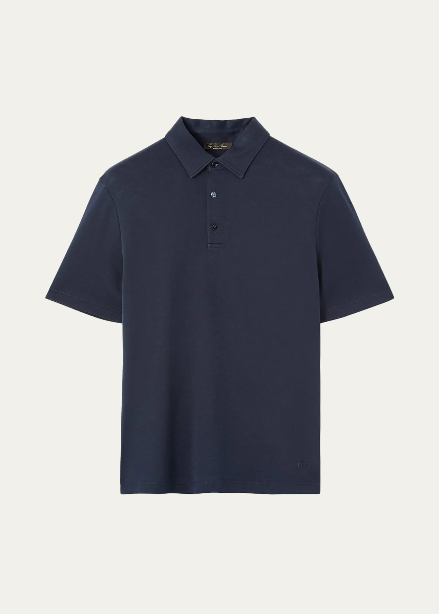 Loro PianaMen's Tremezzo Sea Island Cotton Polo Shirt