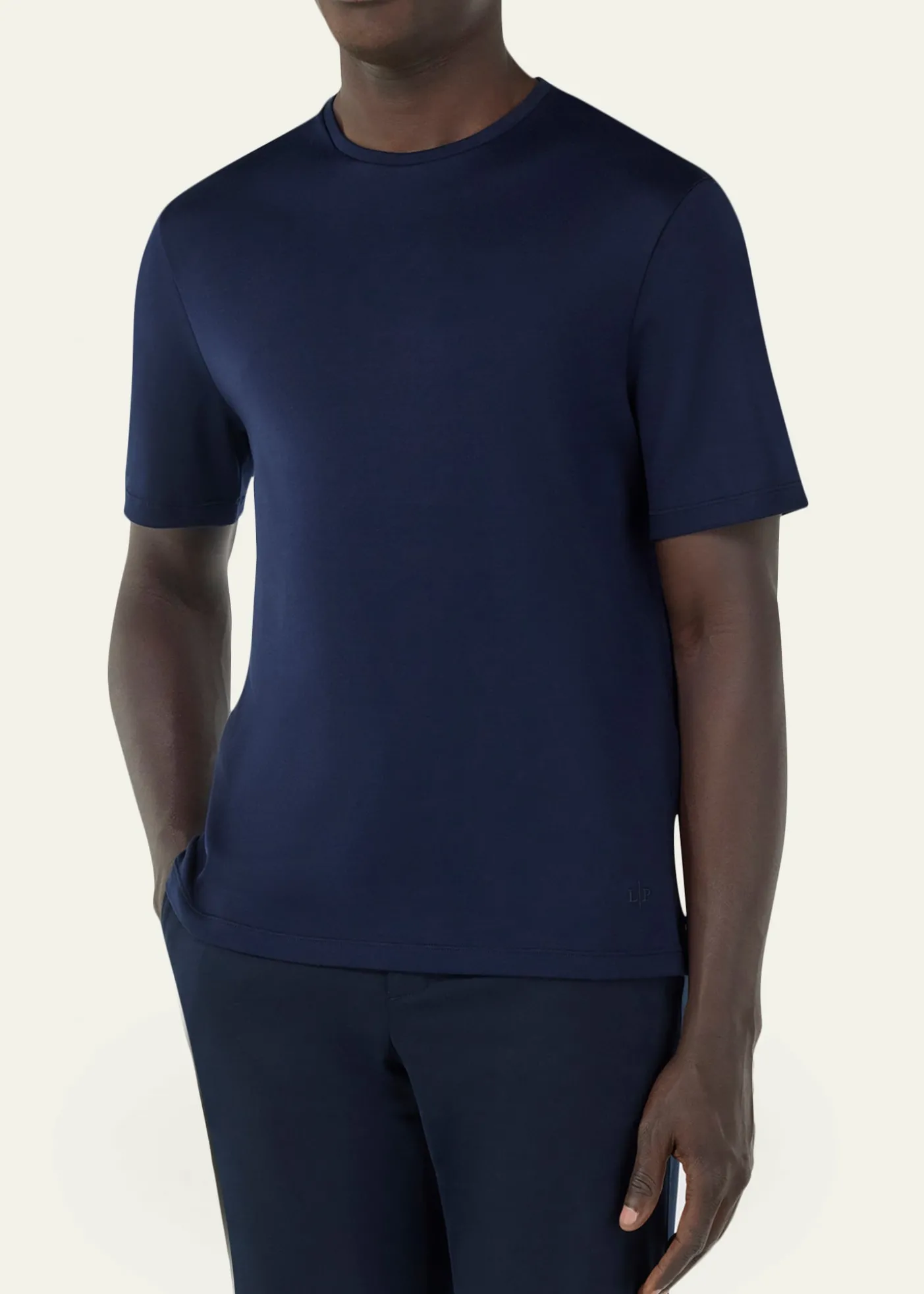 Loro PianaMen's Tremezzo Sea Island Cotton Crewneck T-Shirt